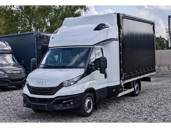 Transporter mit Plane Iveco Daily 35S18 Backsleeper 10EP Hi Matic